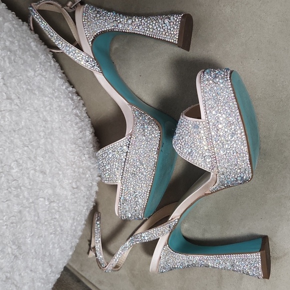 Beth Blue by Betsey Johnson Wedding Heels - Picture 7 of 7